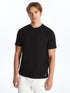 LC Waikiki Crew Neck Short Sleeve Men's Textured T-Shirt